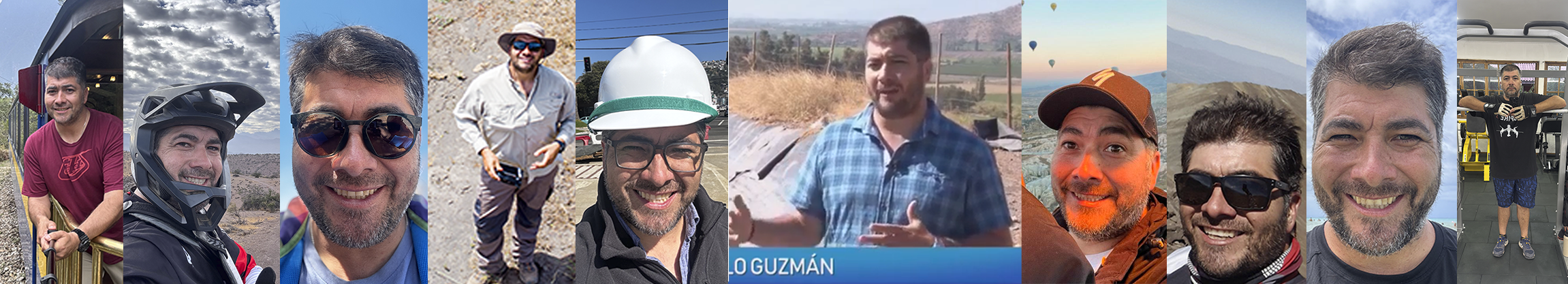 Pablo Guzmán en distintas facetas: terreno, escritura y conferences